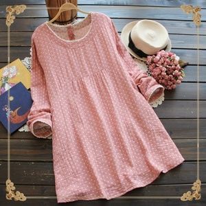2016 Spring New Plus Size Women Fashion Long-sleev
